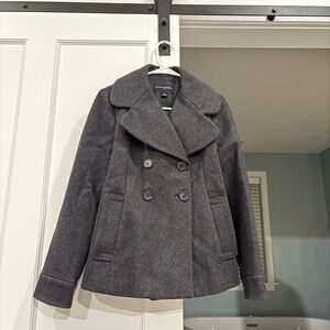 Banana Republic Charcoal Pea Coat